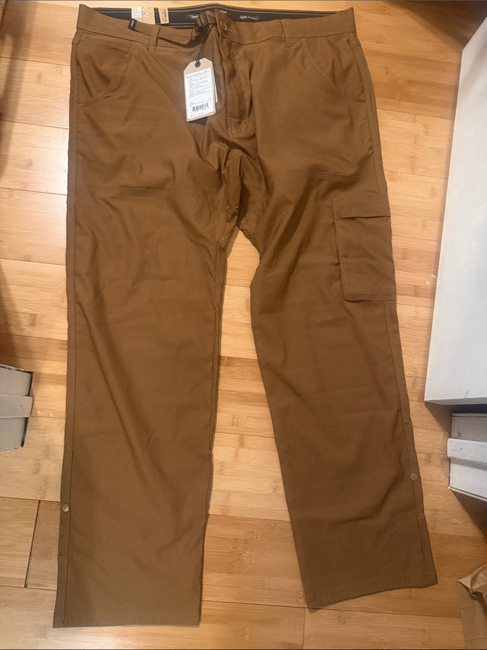 Prana Men's Cargo Pants - Caramel Brown